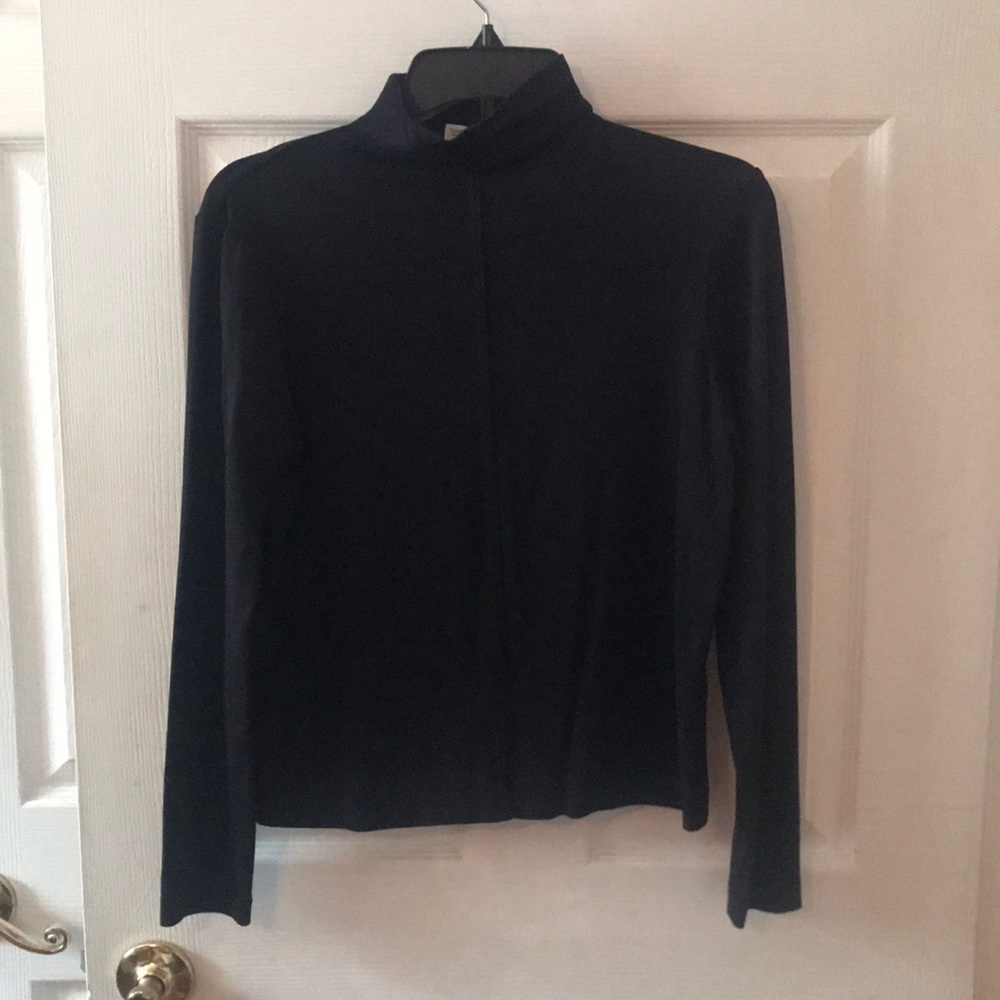 Black turtle neck